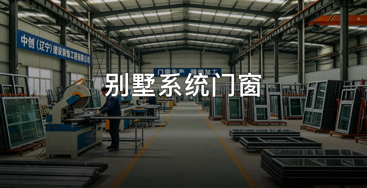 别墅系统门窗 · 中创(辽宁)建设装饰工程有限公司官方服务认证